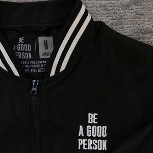 Unisex (size M) Be A Good Person Bomber Jacket